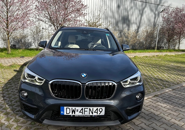 BMW X1 cena 117999 przebieg: 93150, rok produkcji 2019 z Rakoniewice małe 137